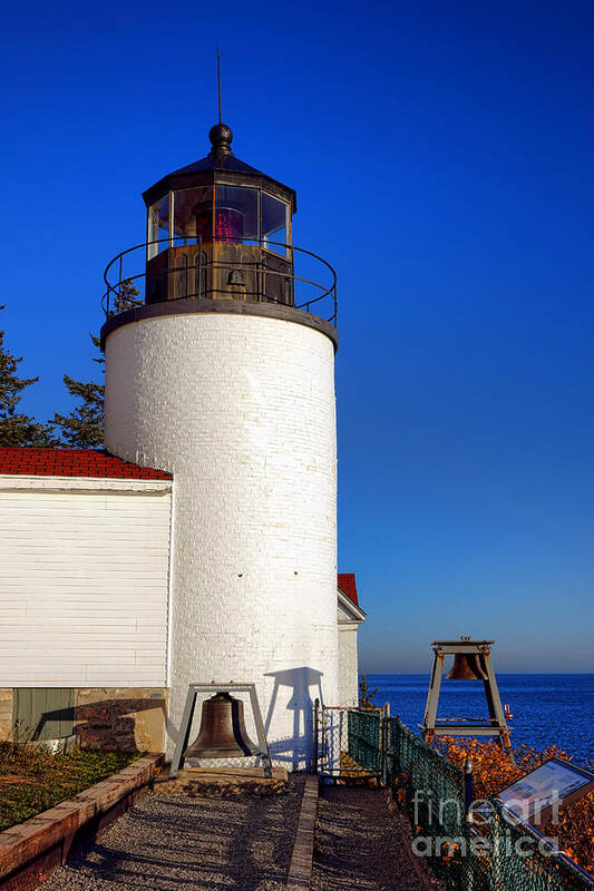 Maine Poster featuring the photograph Bass Harbor Head Lighthouse by Olivier Le Queinec