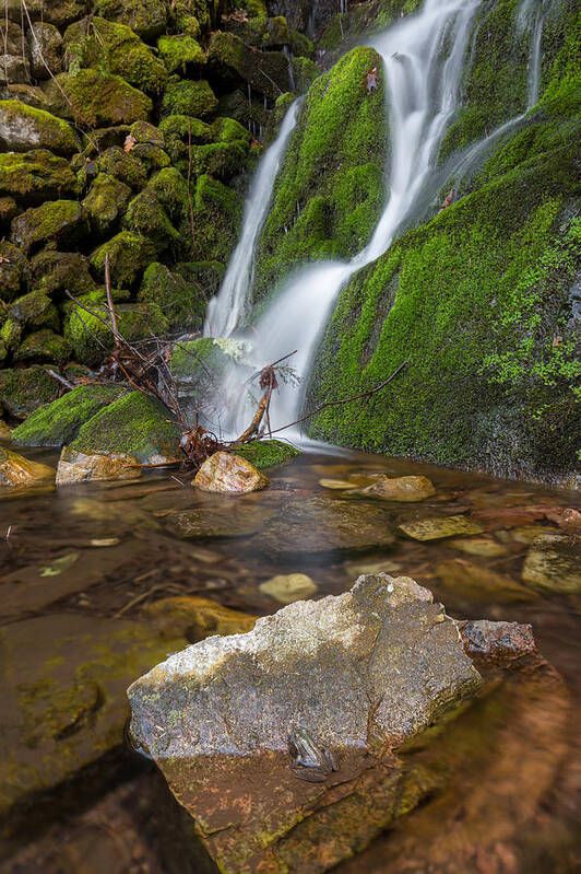 Nj Poster featuring the photograph Below the Falls by Sara Hudock