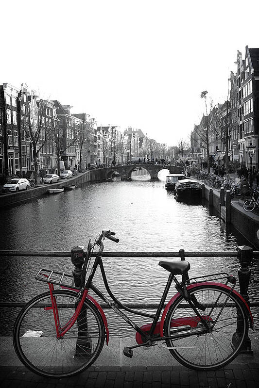 Amsterdam Poster featuring the photograph Bicycle 2 by Scott Hovind