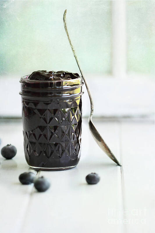 Blueberry Poster featuring the photograph Blackberry Preserves by Stephanie Frey