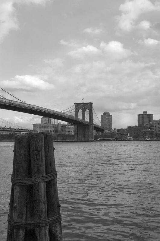 Brooklyn Poster featuring the photograph Brooklyn Bridge #1 by Henri Irizarri