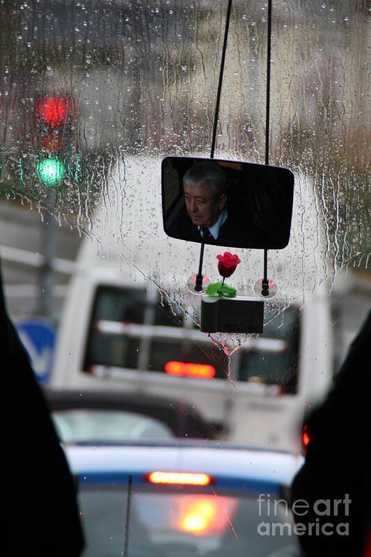 Bus Driver Poster featuring the photograph Bus Driver by Pat Moore