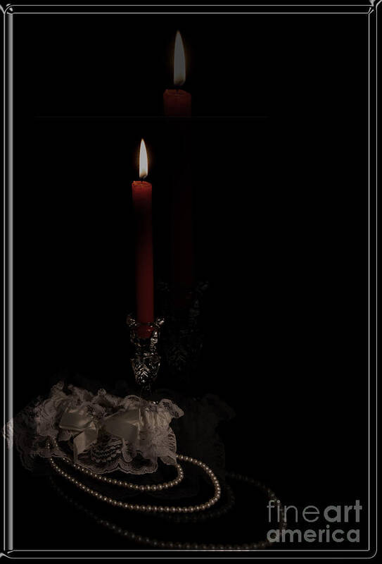 Candles Poster featuring the photograph Candle Love by Robin Lynne Schwind