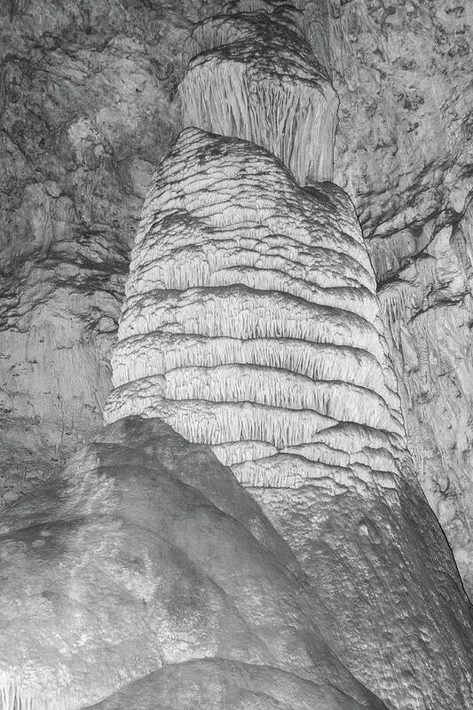 Carlsbad Caverns Nm Poster featuring the photograph Carlsbad Stalagmite by James Gay