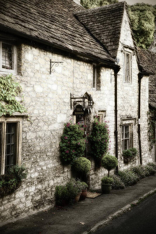 Castle Combe Poster featuring the photograph Castle Combe Old Tea Room by Michael Hope