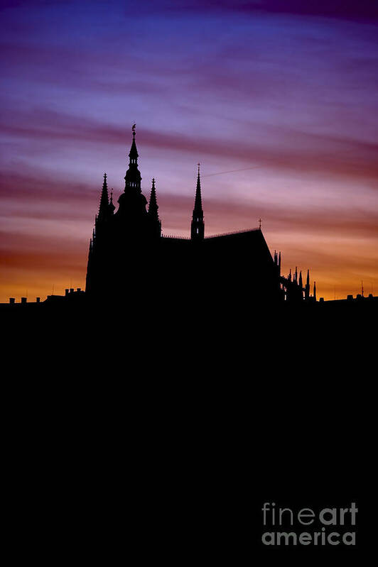 Famous Poster featuring the photograph Cathedral of St Vitus by Michal Boubin