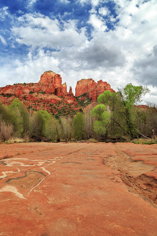Cathedral Rock Poster featuring the photograph Cathedral Rock Sedona by James Eddy