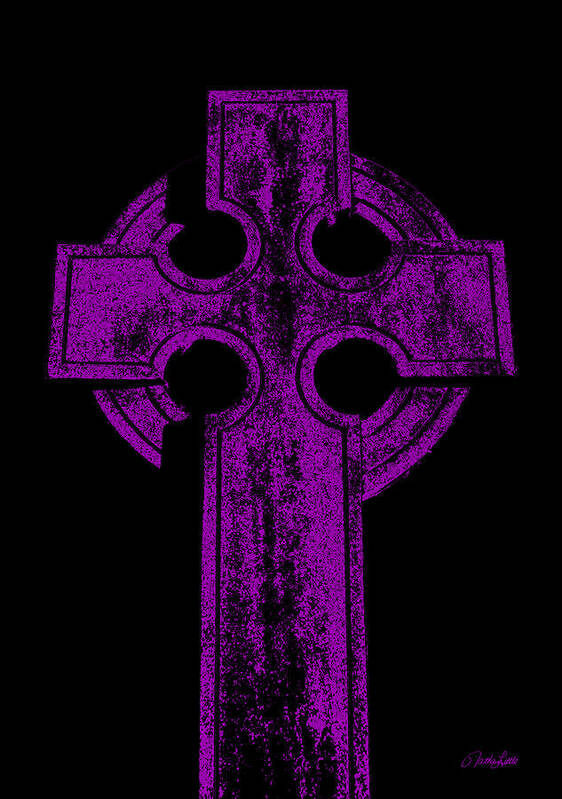  Poster featuring the photograph Celtic Cross by Nathan Little