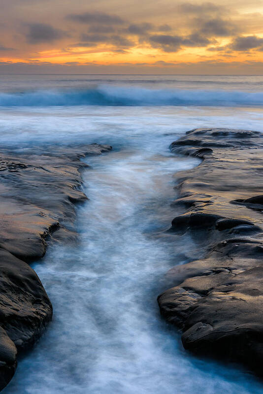 La Jolla Poster featuring the photograph Channel by Chuck Jason