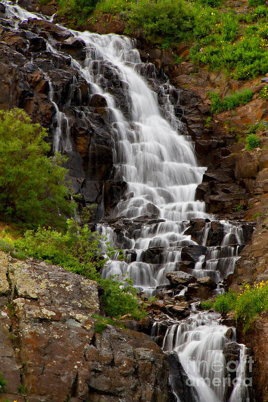 4wheel Drive Road Poster featuring the photograph Clear Lake Falls by Lana Trussell