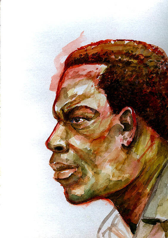 Portrait Poster featuring the painting Coltrane by Joe Roache