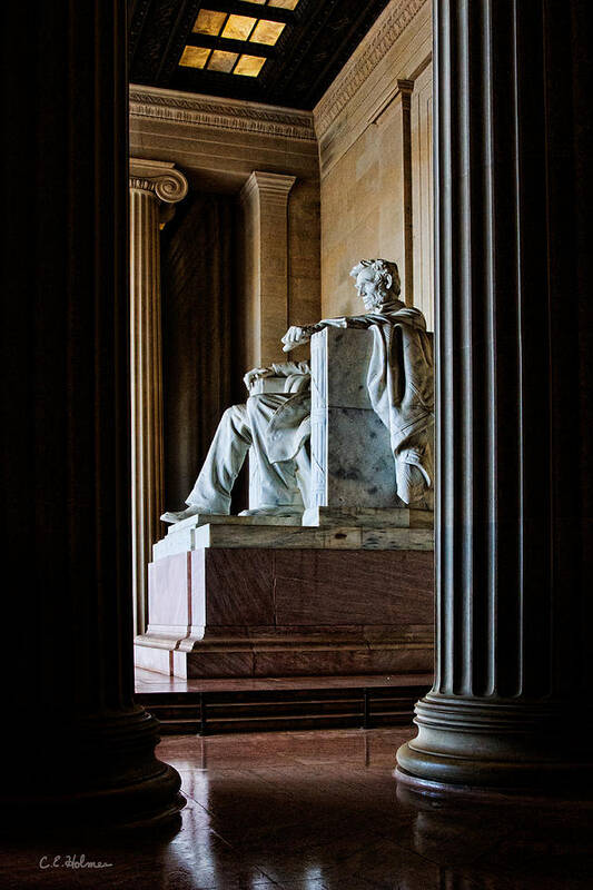 Lincoln Poster featuring the photograph Contemplation by Christopher Holmes