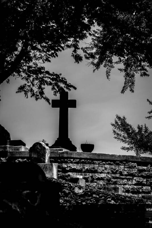 Cross Poster featuring the photograph Crucis by James L Bartlett