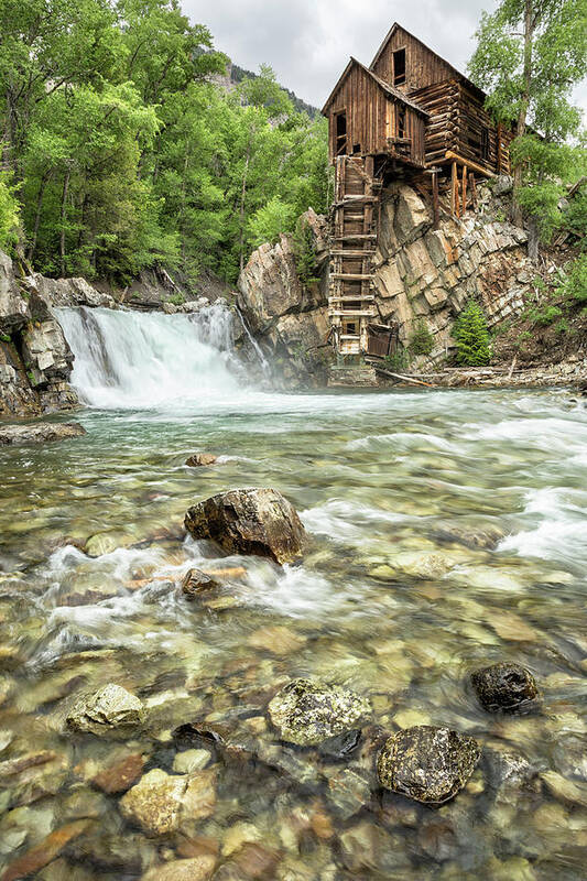 Crystal Mill Poster featuring the photograph Crystal Mill 3 by Denise Bush