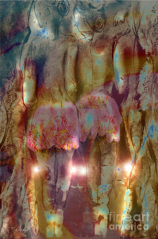 Dancers Poster featuring the digital art Curtain Call by Gabrielle Schertz