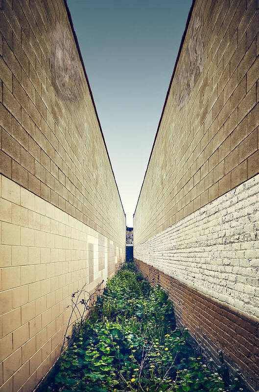 Minimal Poster featuring the photograph Dead End Alley by Scott Norris
