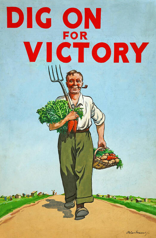 Poster Poster featuring the painting Dig on for Victory by English School