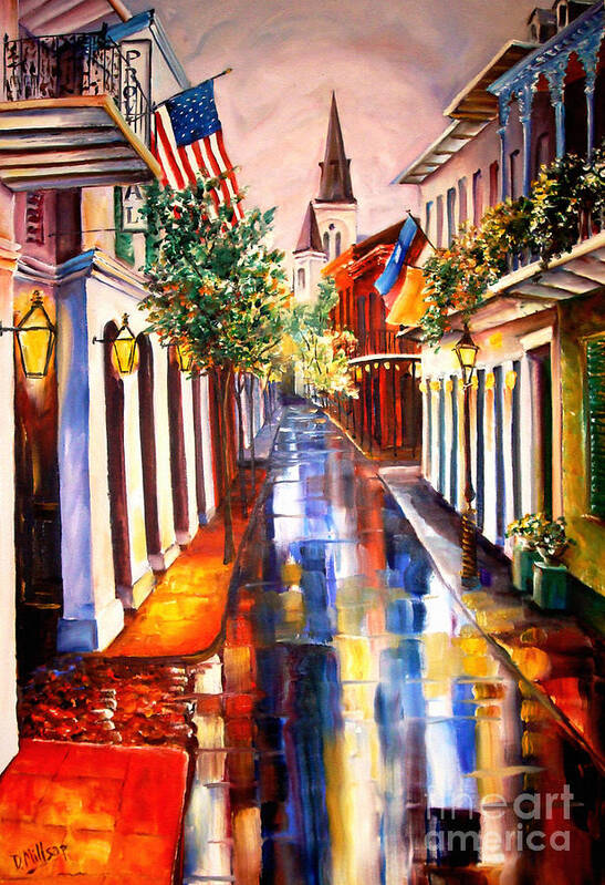 New Orleans Poster featuring the painting Dream of New Orleans by Diane Millsap