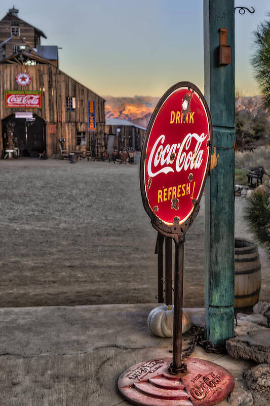 Americana Poster featuring the photograph Drink Coca Cola Refresh by Susan Candelario