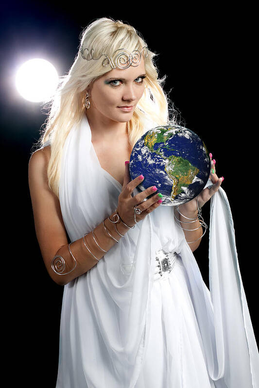Earth Poster featuring the photograph Earth Angel by Cindy Singleton