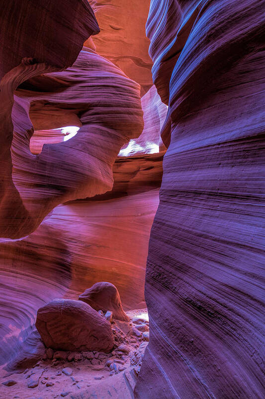 Antelope Canyon Poster featuring the photograph Earth's Angel by Jonathan Davison