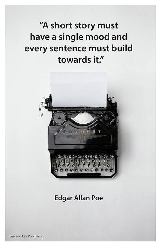 Quote Poster featuring the photograph Edgar Allan Poe - 6 by Mark Slauter