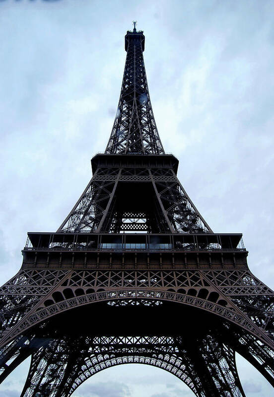 Eiffel Tower Poster featuring the photograph Eiffel Tower by Nancy Bradley
