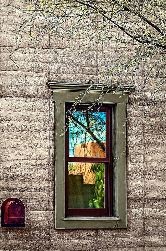 Architecture Poster featuring the photograph El Barrio Window by Maria Coulson
