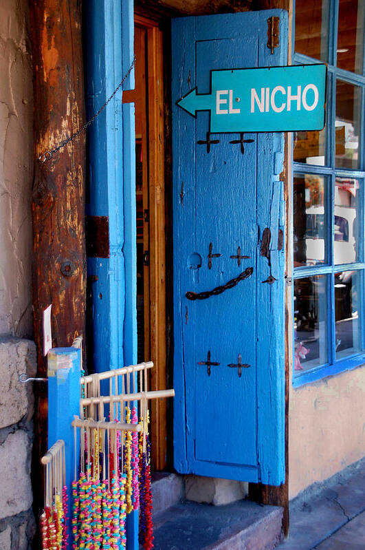 Santa Fe Poster featuring the photograph El Nicho by Kathleen Stephens