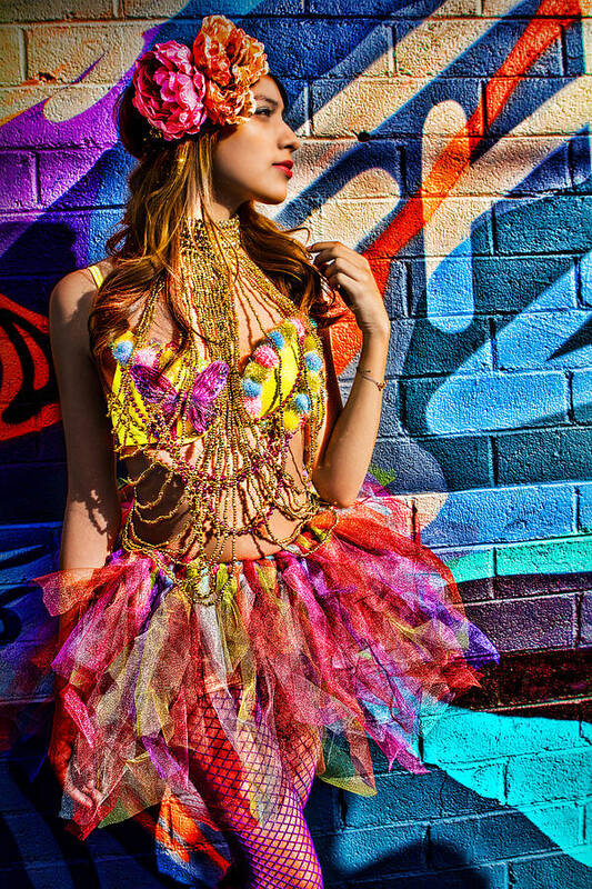 Girl Poster featuring the photograph Electric Fantasy by Ryan Smith