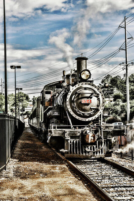 Sharon Popek Poster featuring the photograph Engine 154 by Sharon Popek