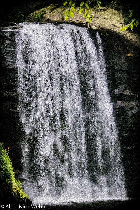 Waterfall Poster featuring the photograph Falling For You by Allen Nice-Webb