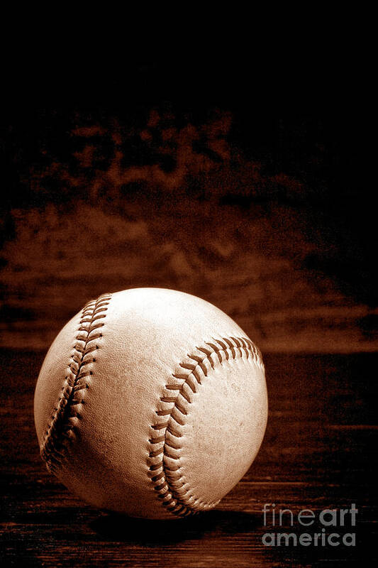 Baseball Poster featuring the photograph Favorite Pastime by Olivier Le Queinec