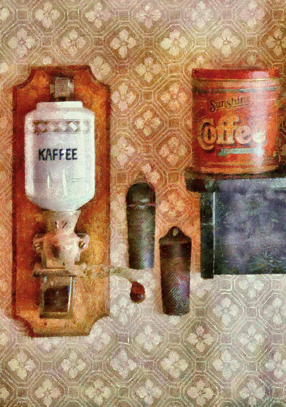 Hdr Poster featuring the photograph Food - Let's have some Kaffee by Mike Savad