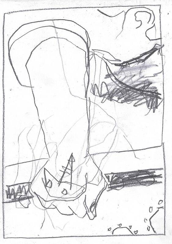 Sketch Poster featuring the drawing For b story 4 6 by Edgeworth Johnstone