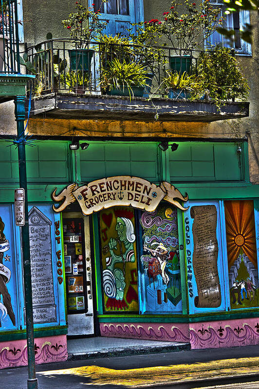 Trees Poster featuring the photograph Frenchman Deli by Shelley Bain