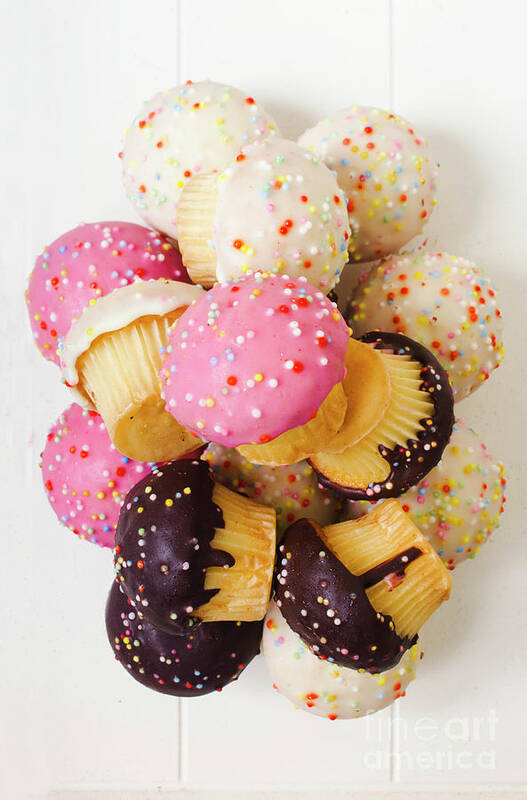 Cupcakes Poster featuring the photograph Fun sweets by Jorgo Photography