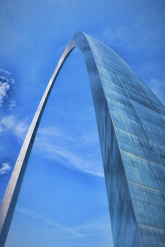 Missouri Poster featuring the photograph Gateway Arch # 7 by Allen Beatty