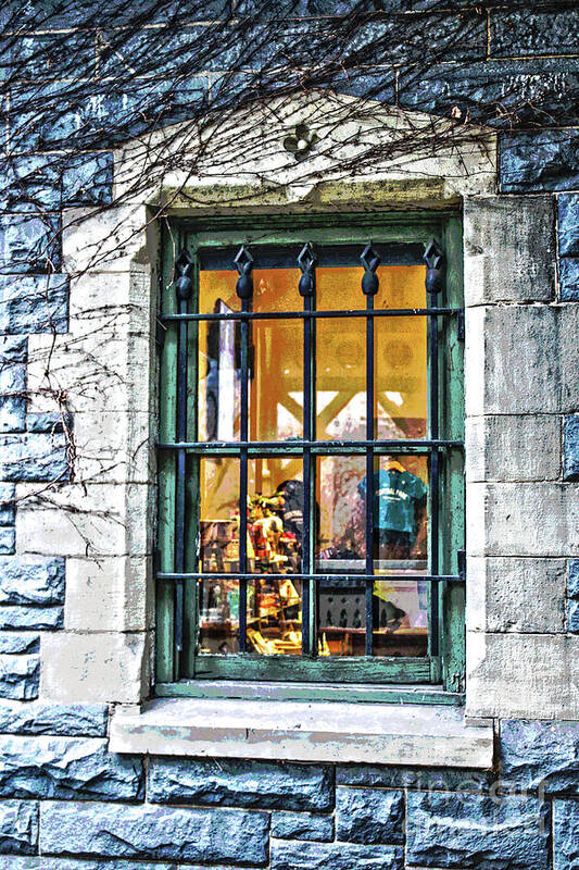 Window Poster featuring the photograph Gift Shop Window by Sandy Moulder