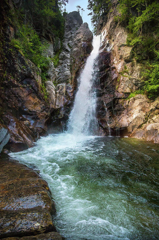 Glen Poster featuring the photograph Glen Ellis Falls Summer by White Mountain Images