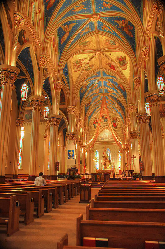 Cathedral Poster featuring the photograph God Do You Hear Me by Ken Smith