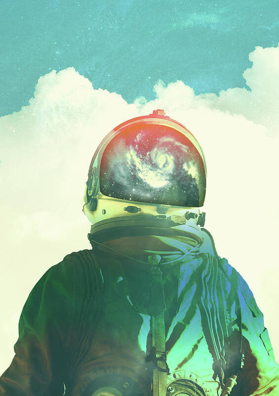 Collage Poster featuring the photograph God Is An Astronaut by Fran Rodriguez
