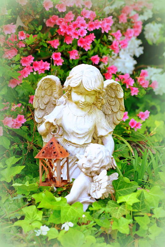 Guardian Angel Poster featuring the photograph Guardian Angel by Lisa Wooten