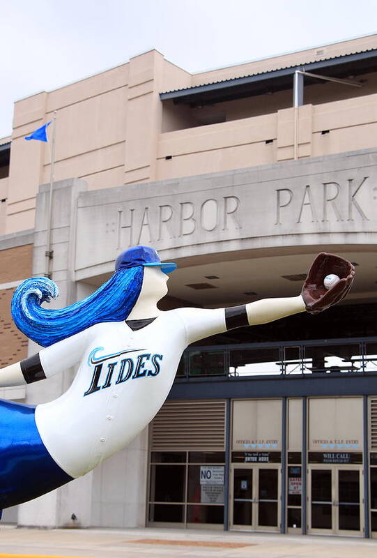 Harbor Park Tides Mermaid Poster featuring the photograph Harbor Park Tides Mermaid by Shannon Louder