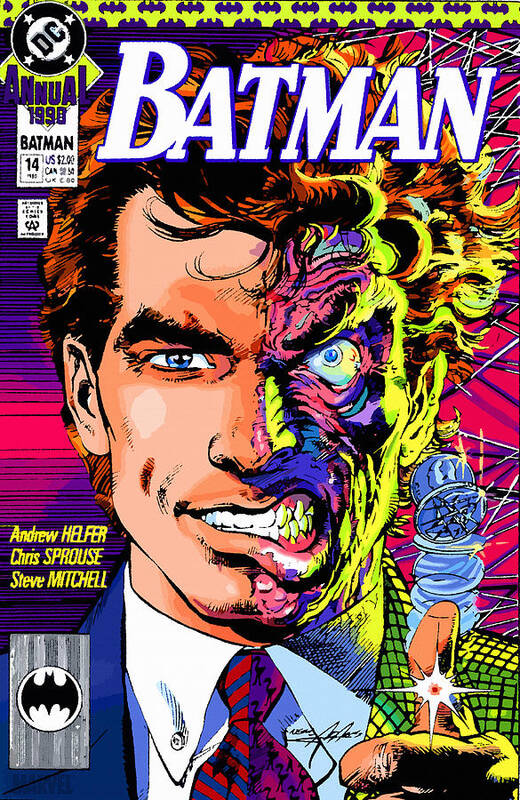 Ornament Poster featuring the digital art Harvey Dent by Don Kuing