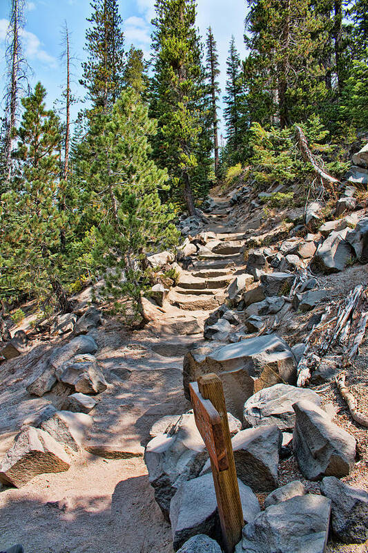 Sierra Nevada Poster featuring the photograph Hiking To Devils Postpile by Kristia Adams