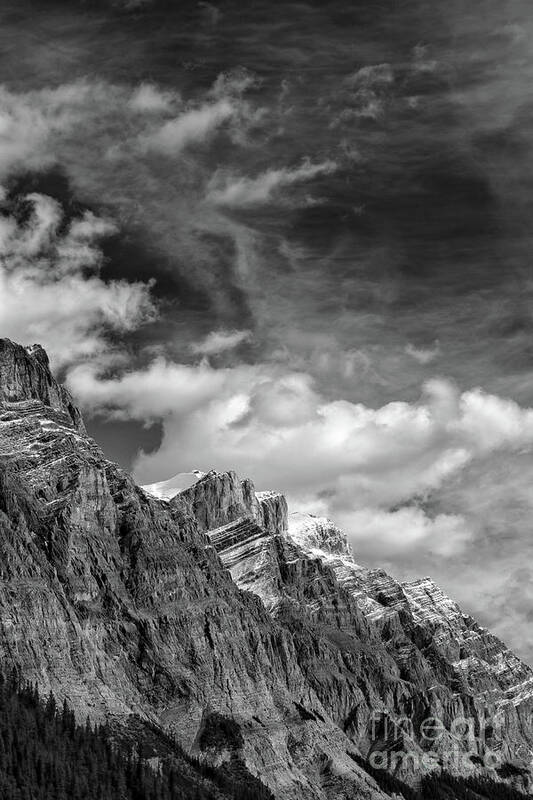 Mountain Poster featuring the photograph Holding The Line by David Hillier