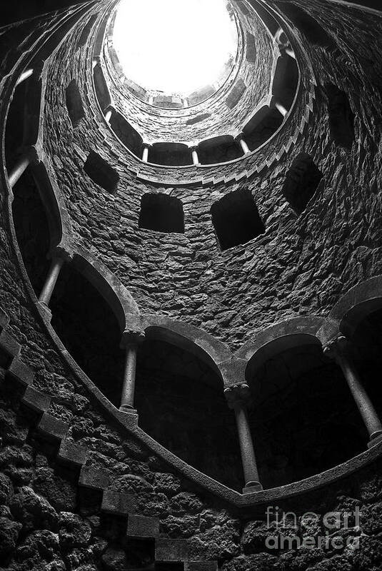 Ancient Poster featuring the photograph Initiation Well by Carlos Caetano