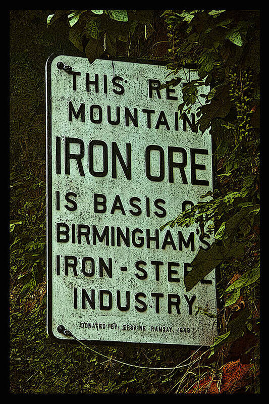 Birmingham Poster featuring the photograph Iron Ore Seam Poster by Just Birmingham