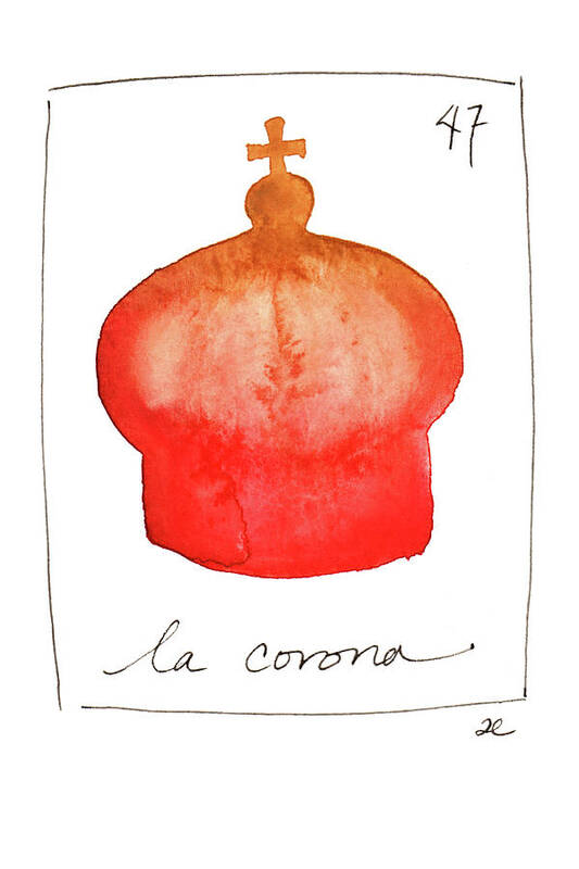 Art Poster featuring the painting La Corona by Anna Elkins